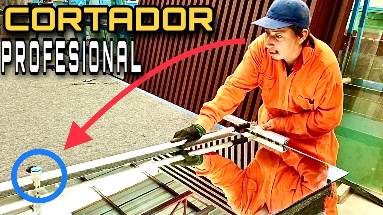 CÓMO se UTILIZA un CORTADOR de VIDRIO [ PROFESIONAL ]