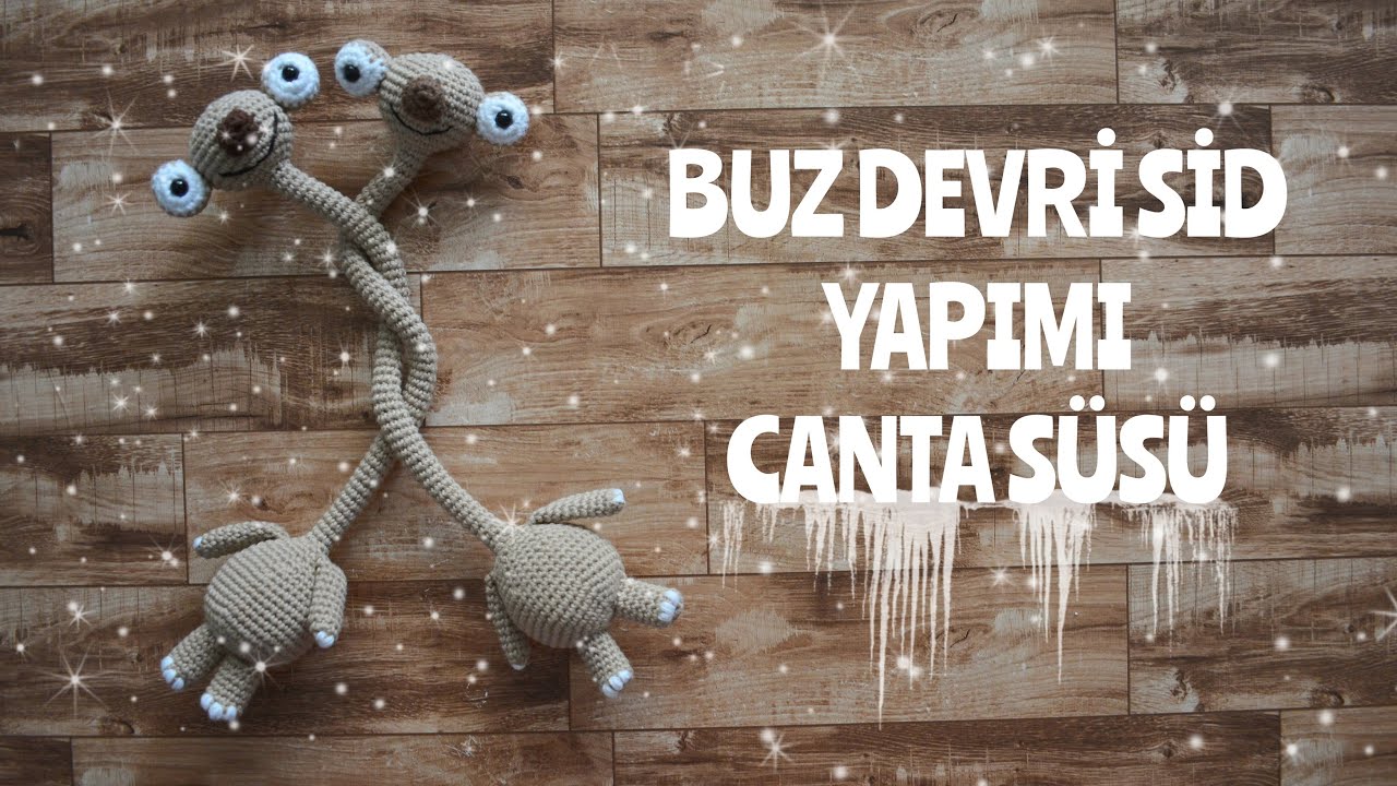 AMİGURUMİ BUZ DEVRİ SİD YAPIMI |ENGLISH SUBTITLE|