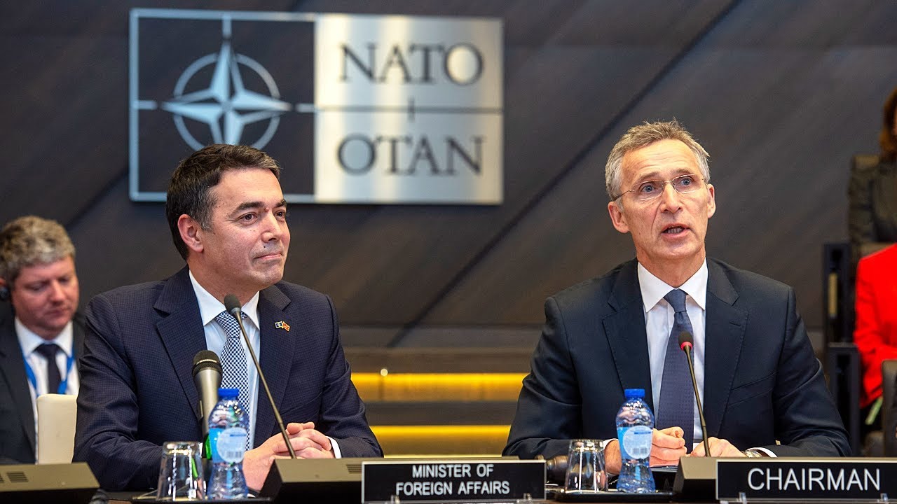 NATO Secretary General at signature of Accession Protocol with Skopje 🇲🇰, 06 FEB 2019