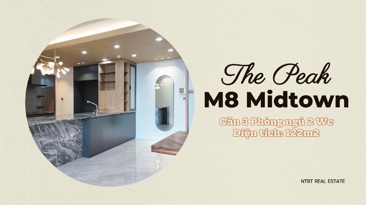 FOR RENT | 3 BEDROOM APARTMENT – THE PEAK MIDTOWN PHU MY HUNG | 2500$