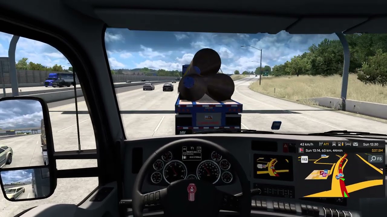 American Truck Simulator Delivery Air conditioning units acrros Utah (5 t) №7