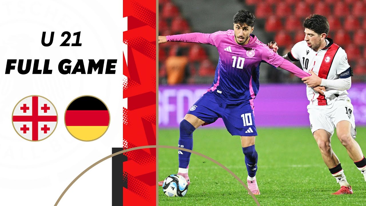 Georgia vs Germany | Full Game | Under-21 &ndash; EURO Qualifiers