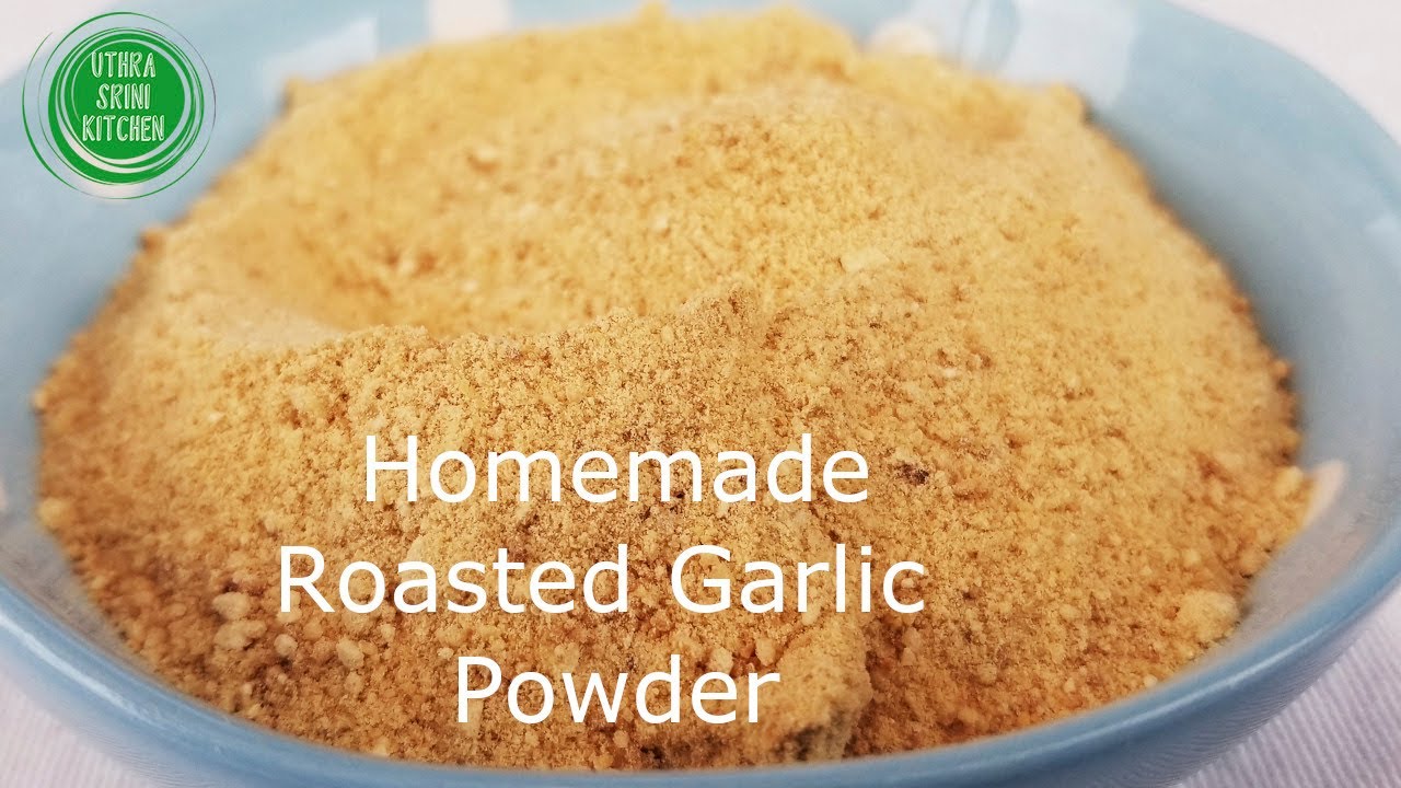 Homemade Roasted Garlic Powder | Instant Garlic Powder | How to make Roasted Garlic Powder at home