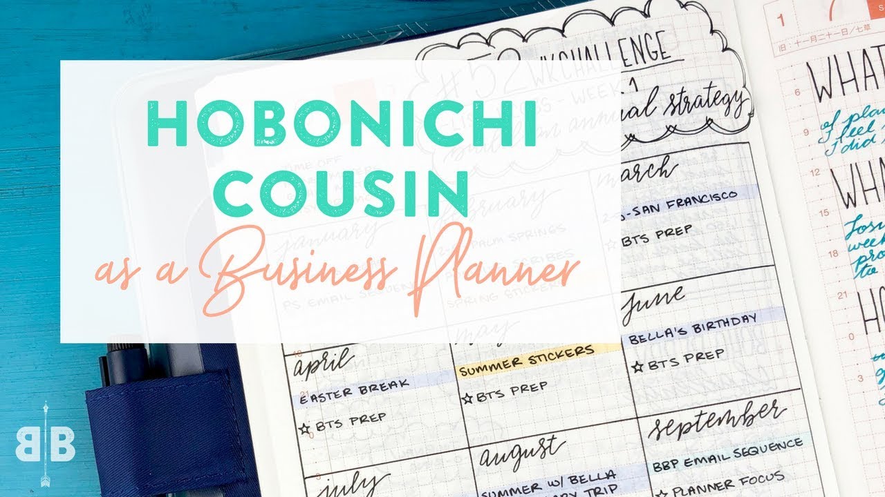 Using my Hobonichi Cousin as a Business Planner