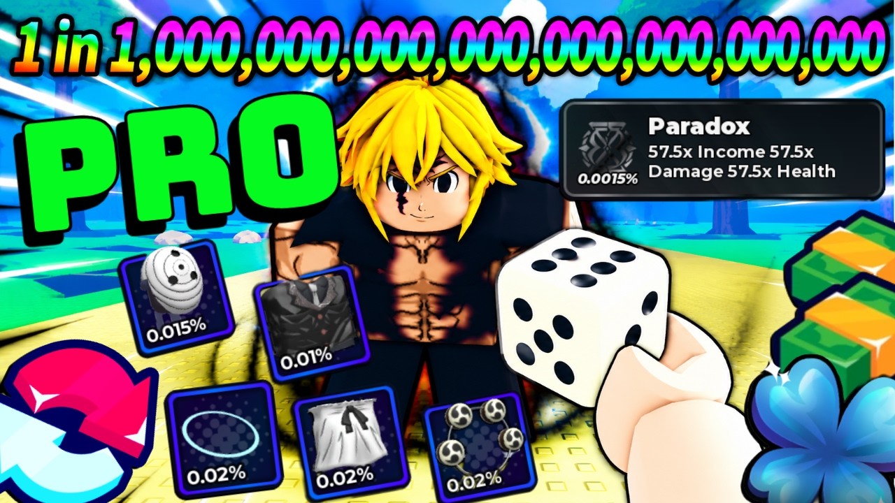 Я прошел путь от новичка до профи в Anime Dice, чтобы пройти игру на 100%!! Часть 3! (Roblox)