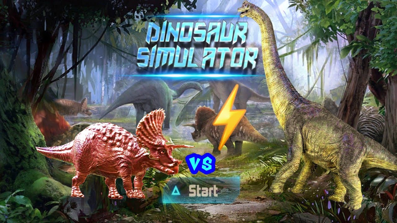 Triceratops vs Brachiosaurus - Triceratops Simulator - Android Gameplay #36 - Dinosaur Simulator