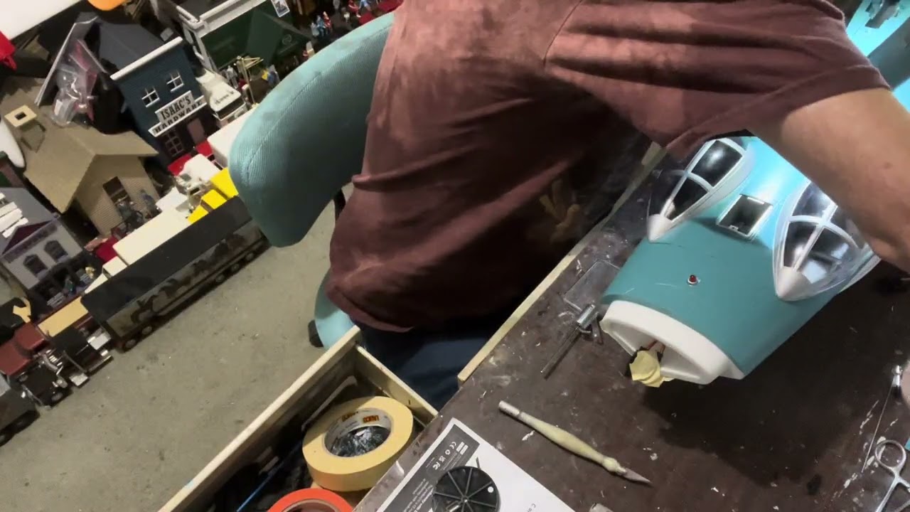 Installing the Rudder servo on Avios PBY
