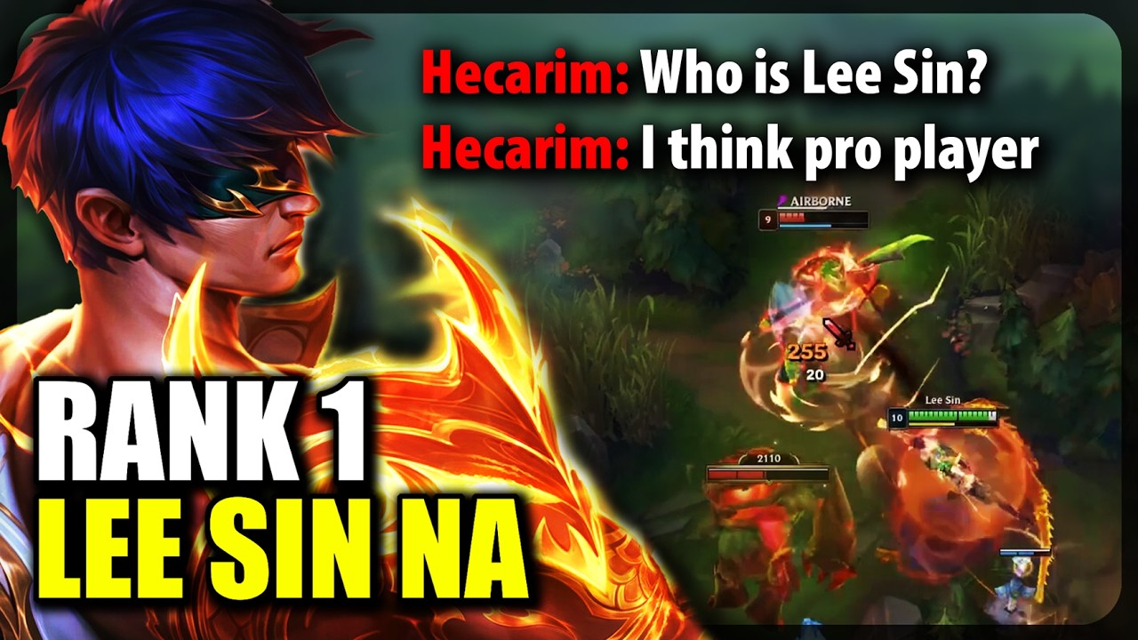 RANK 1 LEE SIN -  I'M A PRO PLAYER NOW?