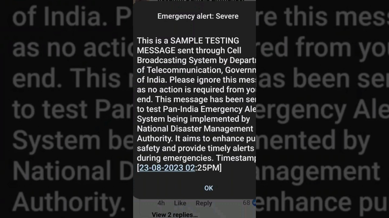 This is the sample testing message sent through #shorts #india