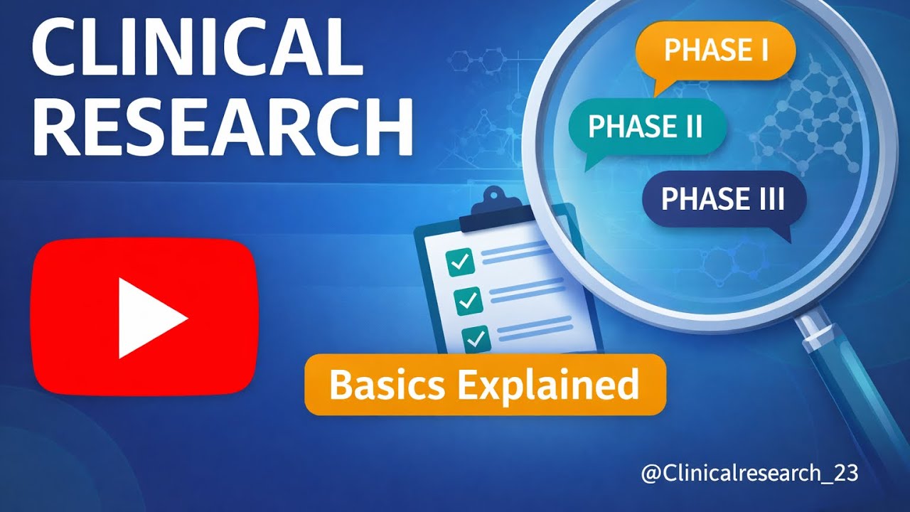 Introduction to Clinical Research | Basics Explained | clinicalresearch_23