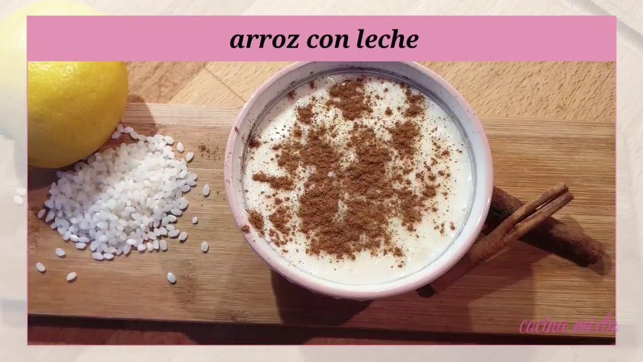 Como hacer Arroz con leche cremoso receta fácil #Creamy Rice Pudding #스페인 쌀 푸딩#🍚🥛🍋