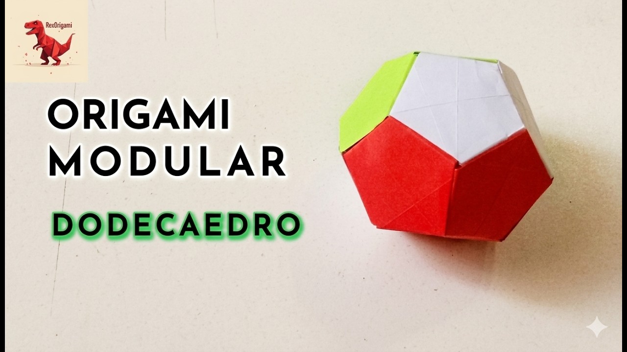 Atrévete a hacer este dodecaedro de papel.