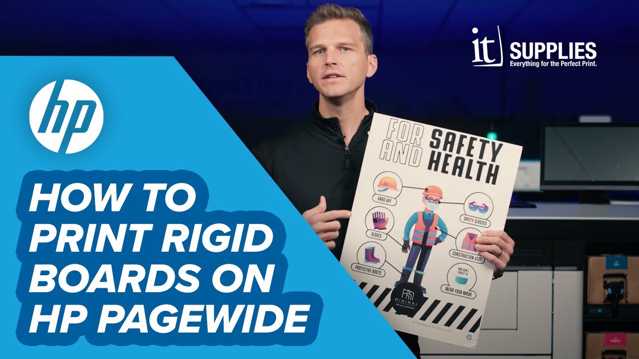 HP PageWide XL Pro | How to Print Directly to Rigid Boards