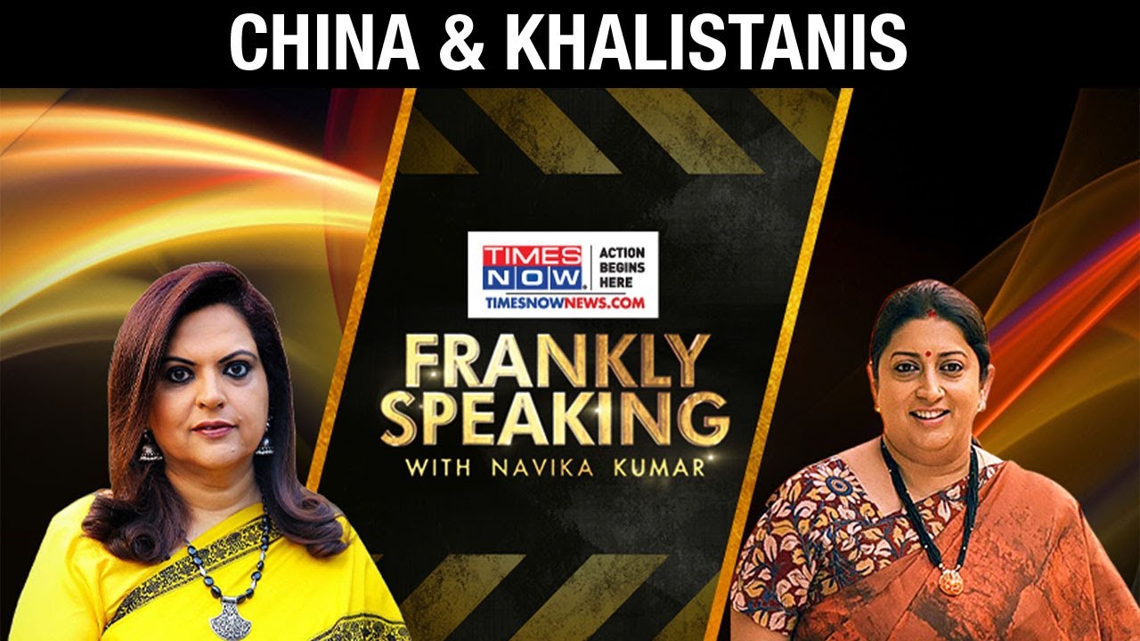Smriti Irani on LAC Standoff & Khalistani link to farmers protest | Frankly Speaking