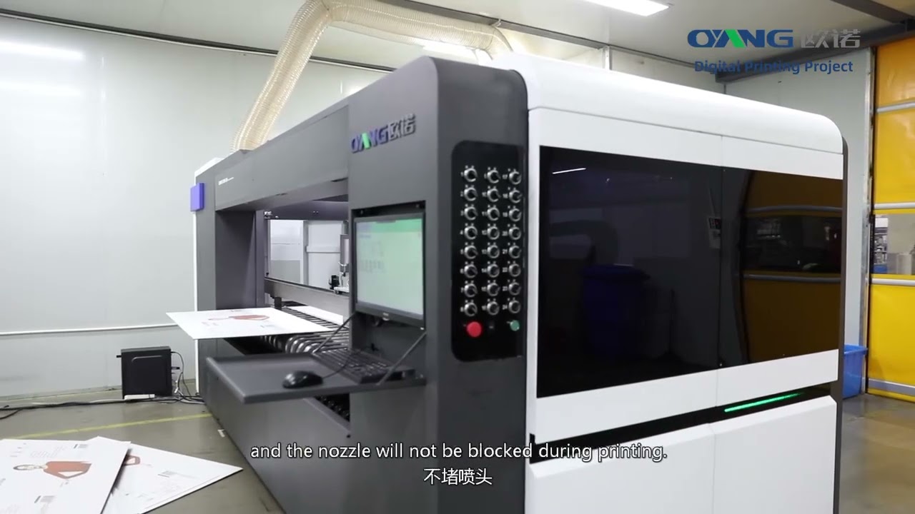 Intelligent Multi-Colors Single Pass Corrugated Digital Printing Machine Paper Cardboard Printer