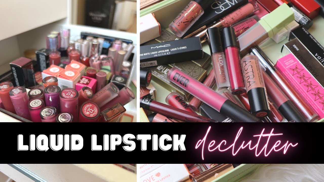 😭 DECLUTTERING ITA ROSSETTI LIQUIDI 👋🏻 IL PIÙ DIFFICILE! | About Beauty