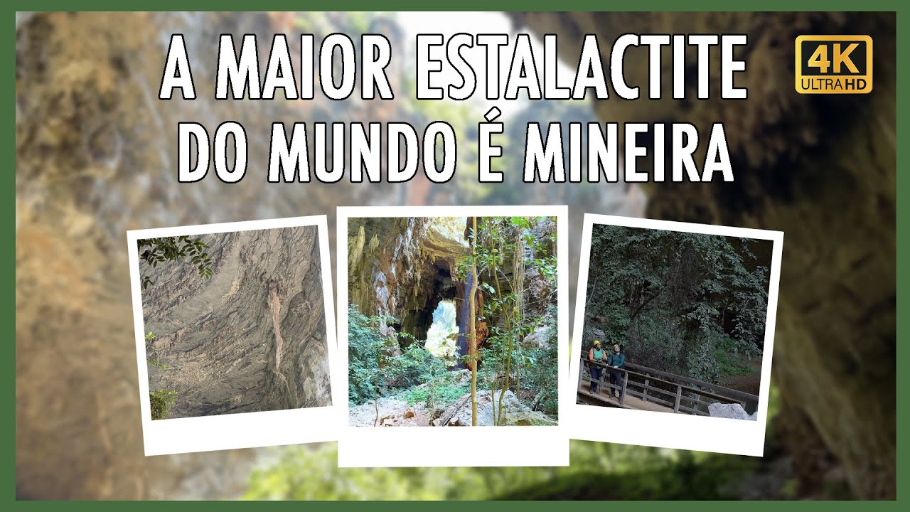 A MAIOR ESTALACTITE do MUNDO &eacute; MINEIRA!