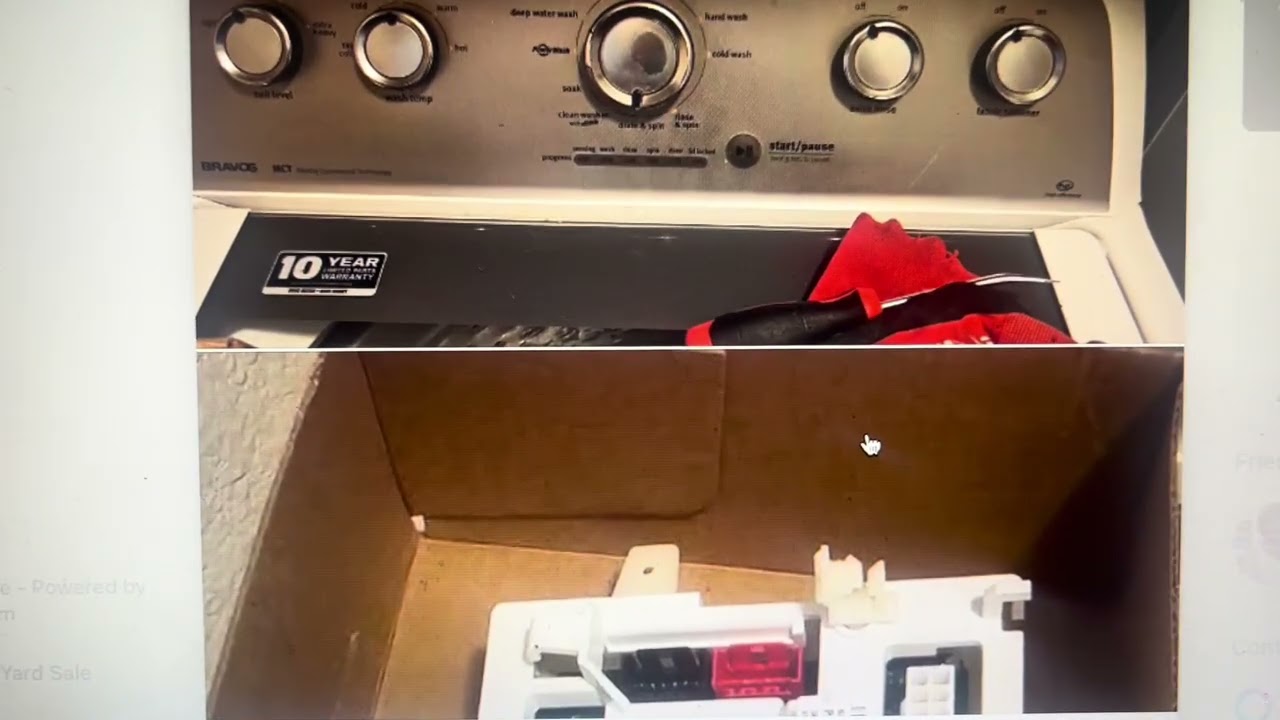 Стиральная машина Maytag Bravos XL зависла на этапе определения местоположения? Простое решение и...