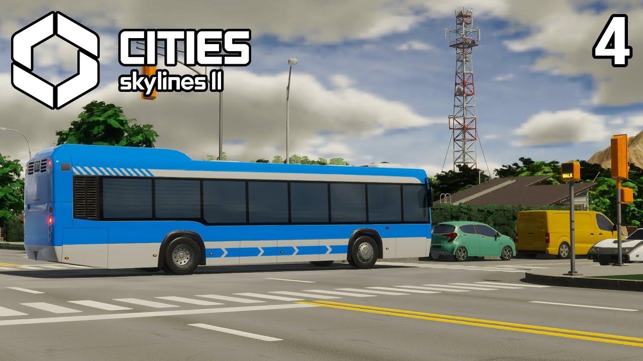 Warga Bisa Naik Bus Sambil Internetan Lancar - Cities Skylines 2 Indonesia Part 4