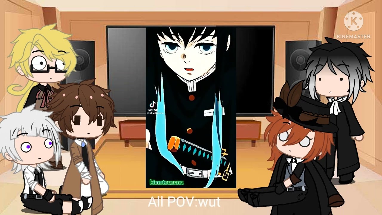 BSD react to M!Y/N (1/2)