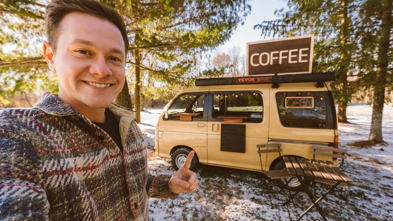 Watch Me Transform This Japanese Kei Van Into A Tiny Coffee Shop