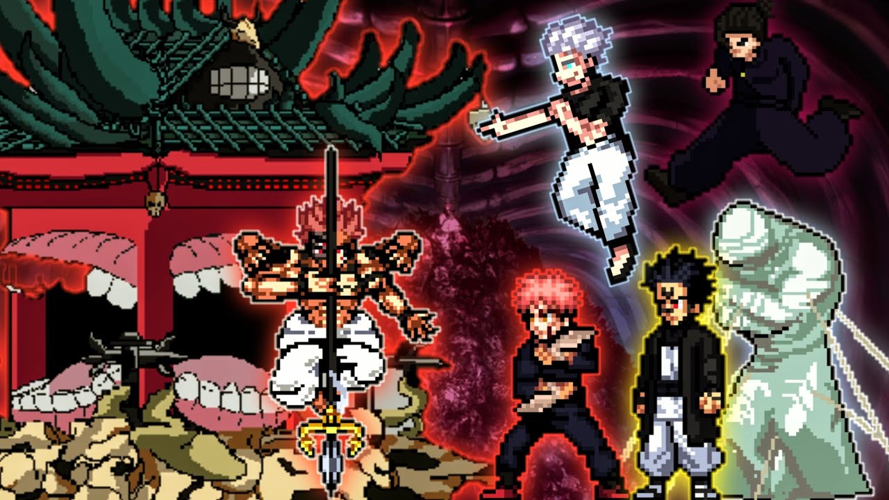 Sukuna Heian Era V3(New) VS All Jujutsu Kaisen Universe in Jump Force Mugen
