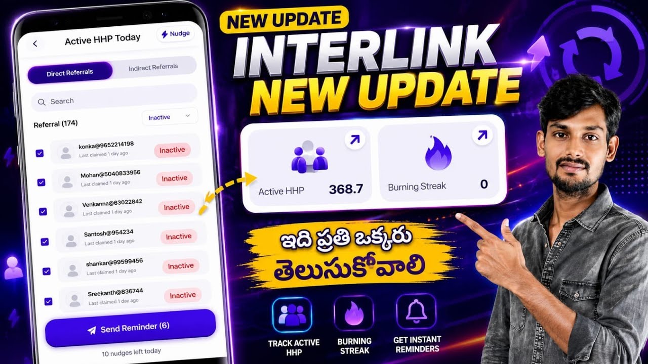 Interlink Labs Network new update today | how to interlink Burning Streak | Interlink ITLG Verified