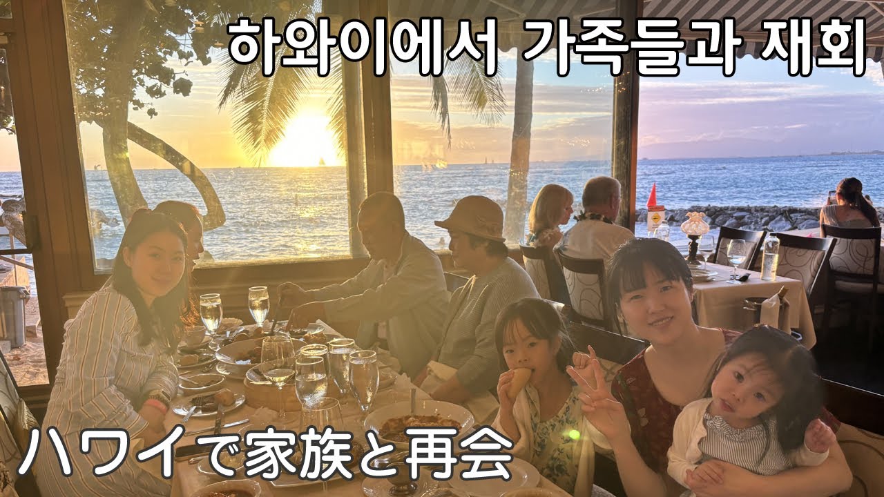 【한일부부】 하와이에서 친정식구들과 재회 VLOG#180【日韓夫婦】ハワイで韓国の家族たちと再会