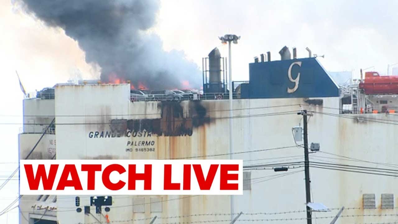 LIVE | Update on deadly cargo ship fire at Port Newark from Unified Command