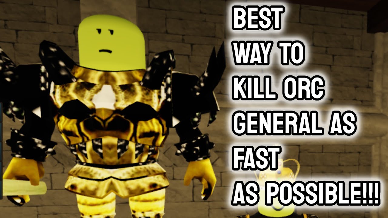 DEFEATING ORC GEN AS FAST AS POSSIBLE |ROBLOX FIELD OF BATTLE