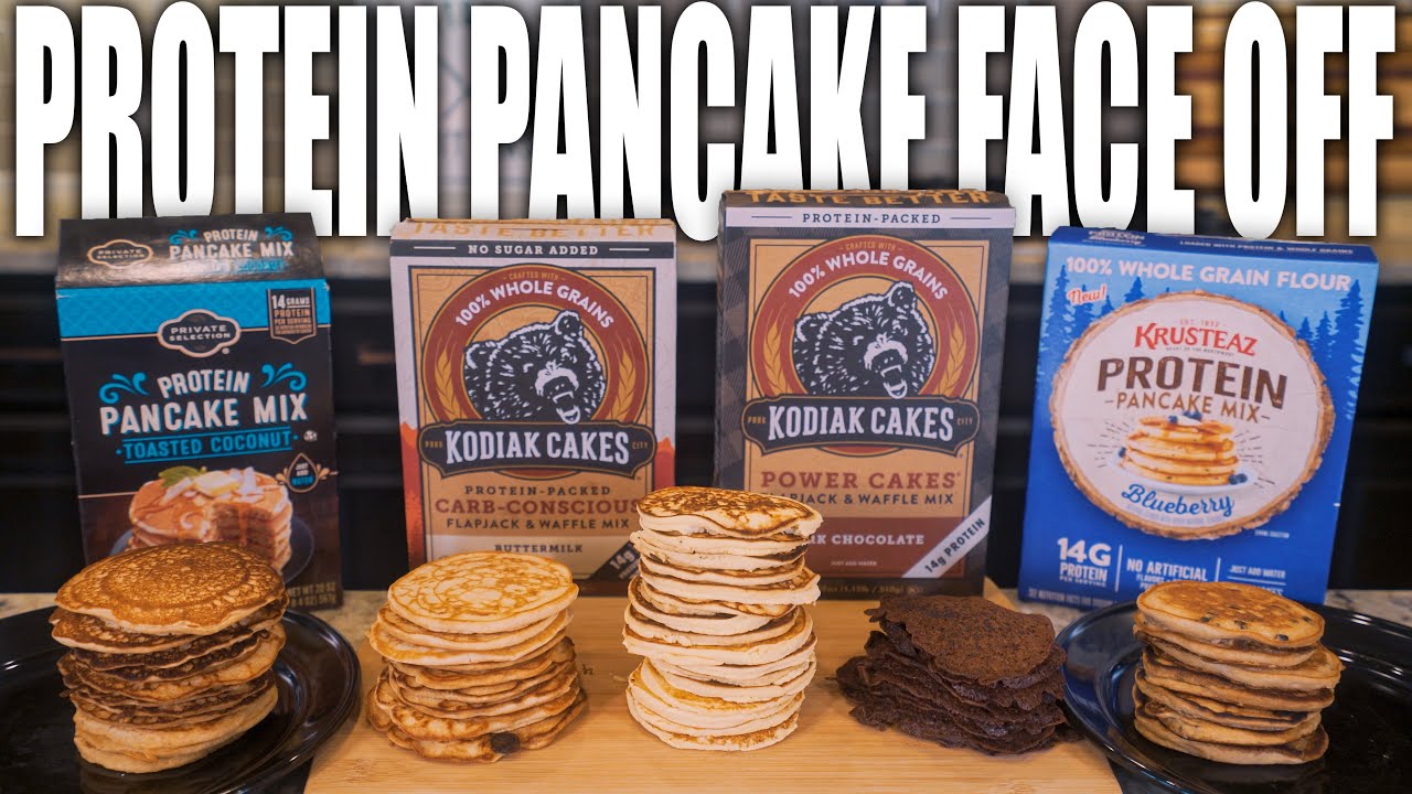 THE BEST PROTEIN PANCAKES | Store Bought Protein Pancakes Versus Homemade | Anabolic Face Off