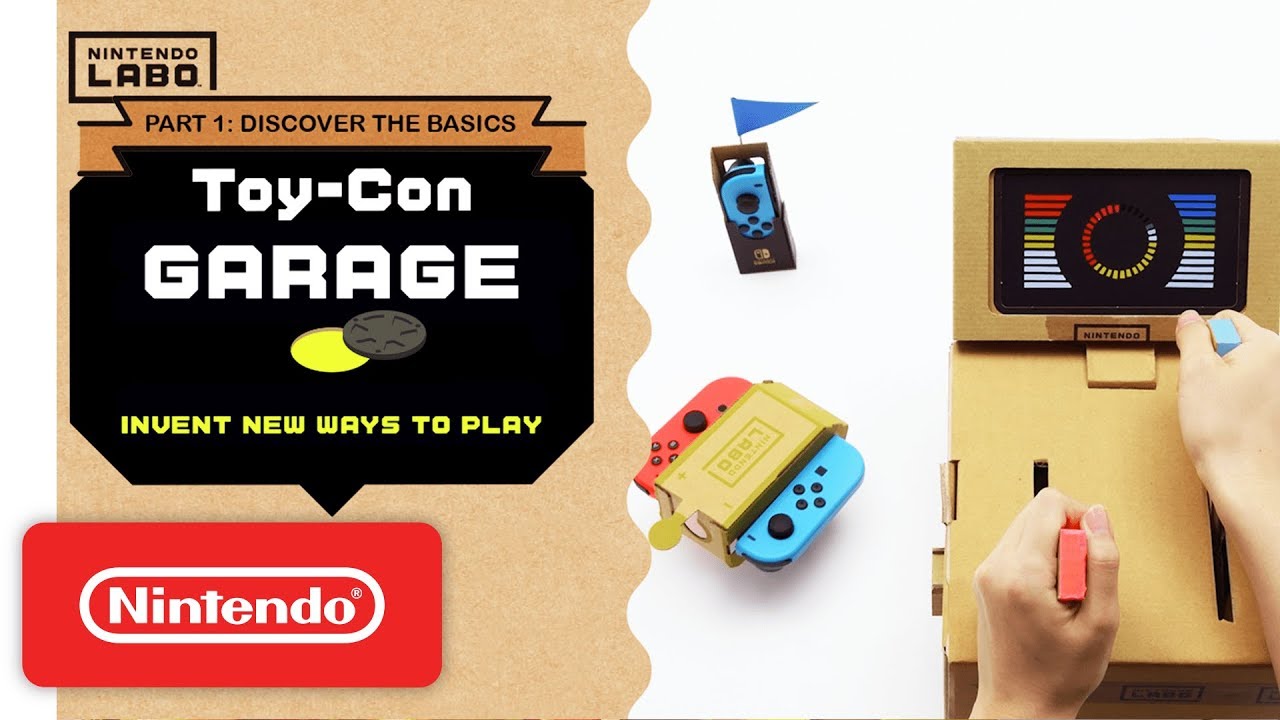 Nintendo Labo - Invent New Ways To Play With Toy-Con Garage - Part 1