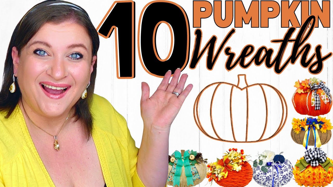 You Wont Believe How EASY it is to Make a 3D Pumpkin Wreath
