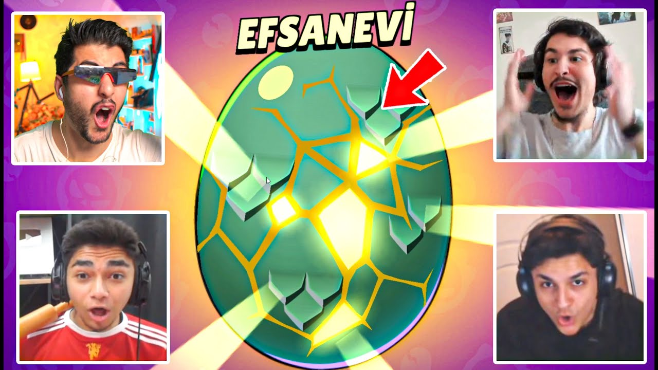 CENNETTTEN KOVULAN EKİPLE EFSANEVİ YUMURTA ÇIKARDIK!! - Brawl Stars