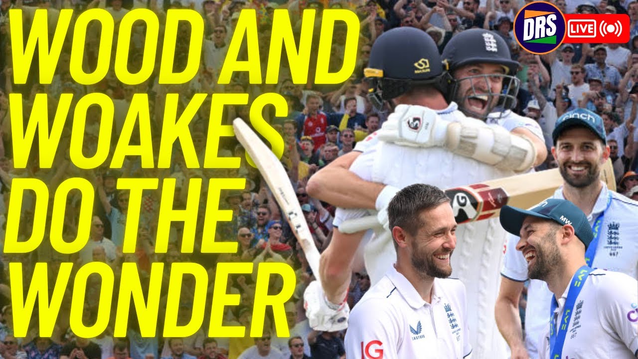Wood and Woakes Do the Wonder | The Ashes 2023 | England vs Australia 3rd Test Review | DRS Live🔴