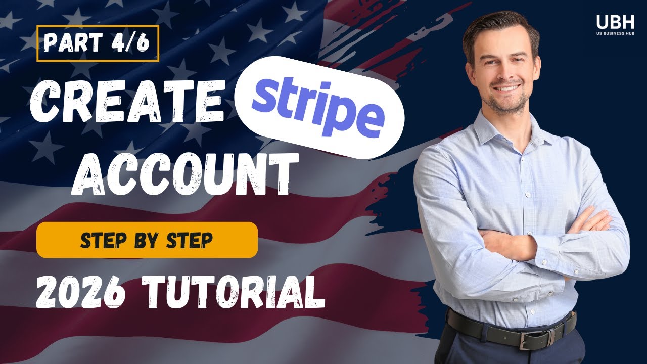 (Part 4/6) How to Open a Stripe Account in 2026 (Step-by-Step for Beginners) | Guide for E-commerce
