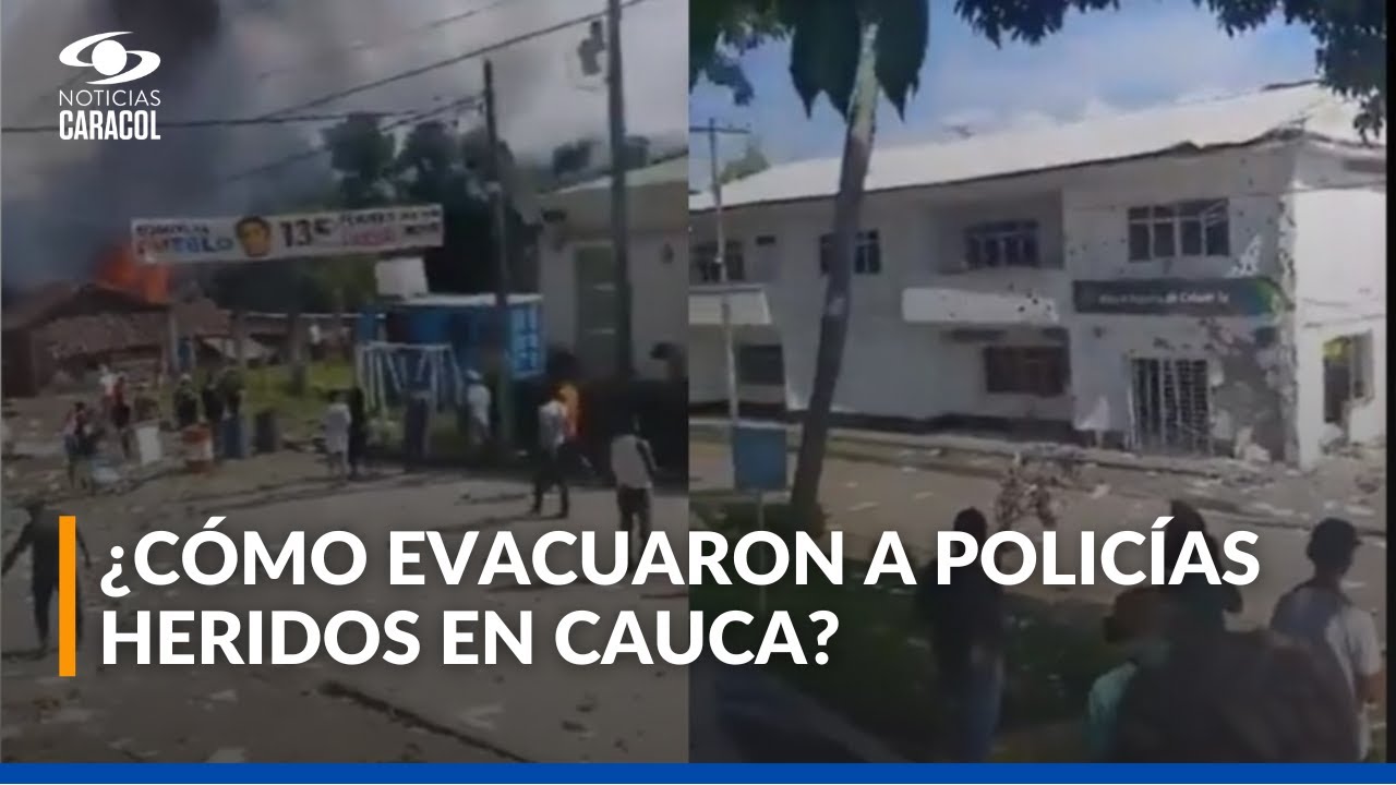 ¿Qué se sabe de los policías que resultaron heridos en ataque de disidencias en Buenos Aires, Cauca?