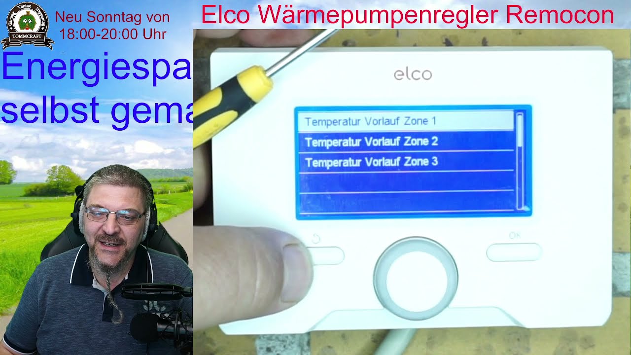 Energiesparen selbst gemacht #06/1 Elco W&auml;rmepumpenregler Remocon leicht erkl&auml;rt.