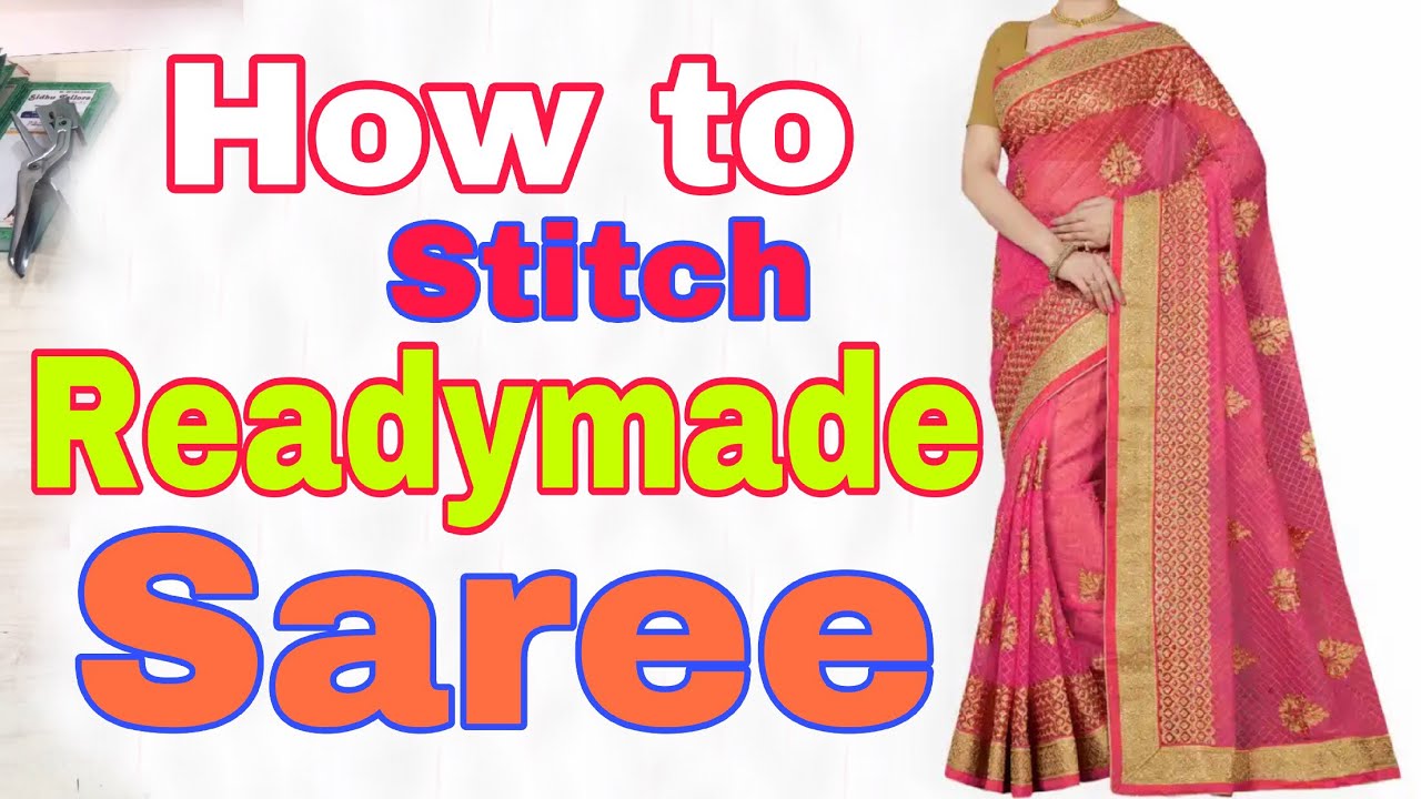 ReadyMade Saree Stitching with Easy Method  (Punjabi) | #25