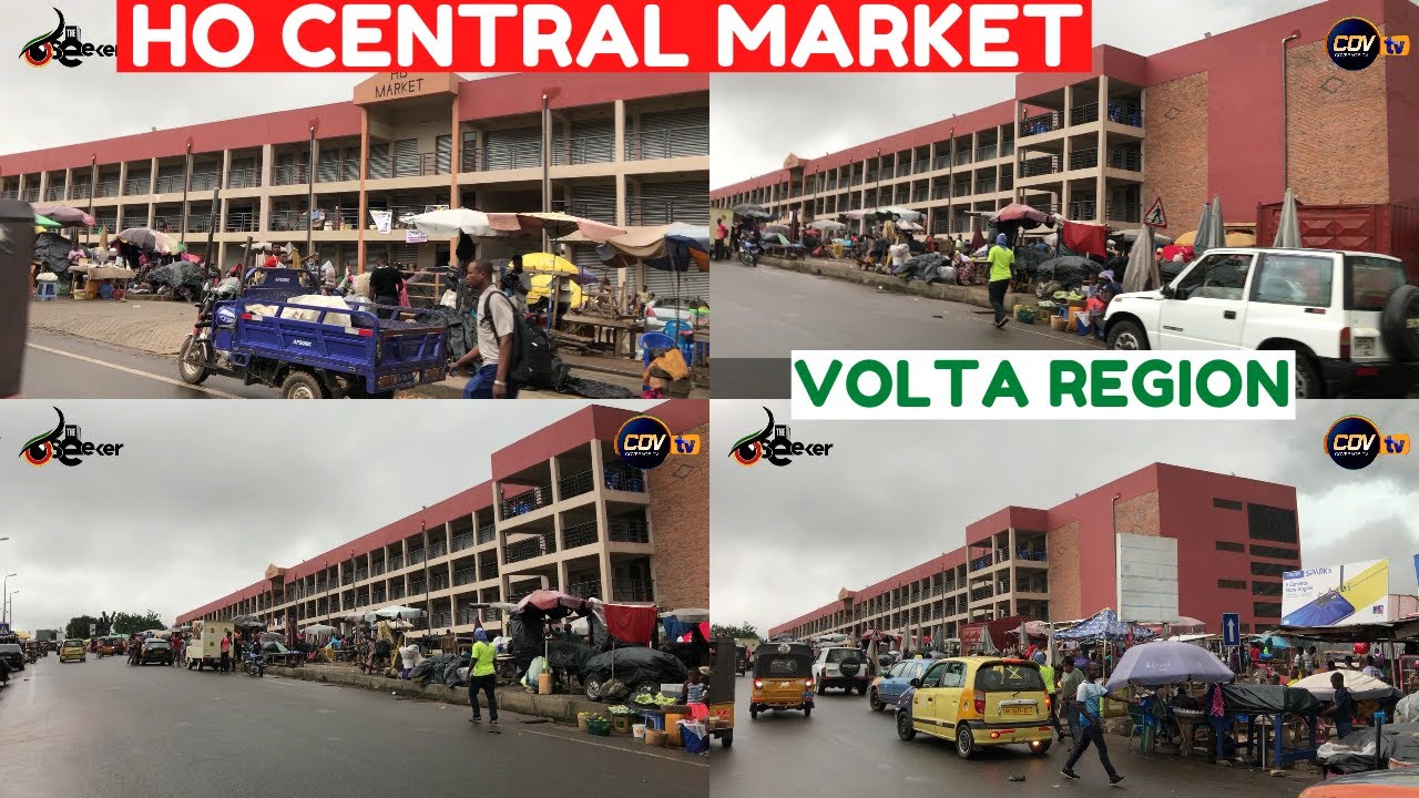 The HO CENTRAL MARKET Update: 142 STORES | NEWLY Constructed HO MARKET in the Volta Region of Ghana.