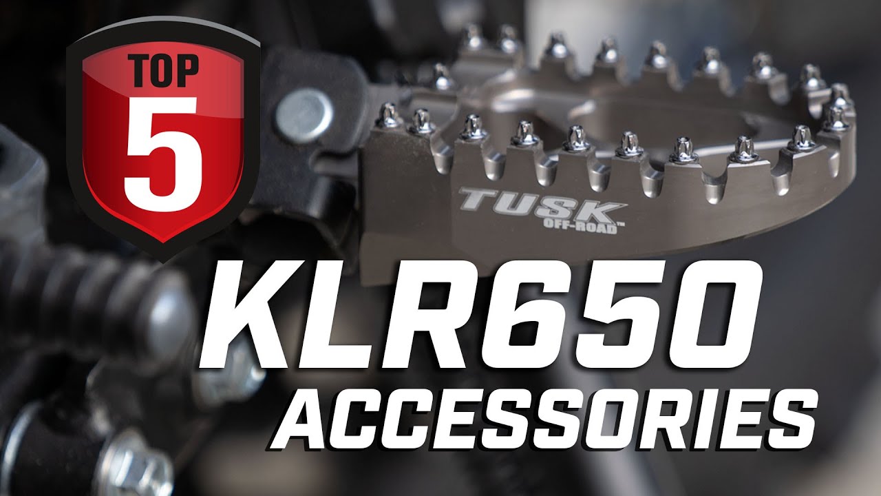 Пять лучших аксессуаров для Kawasaki KLR650 до 100 долларов