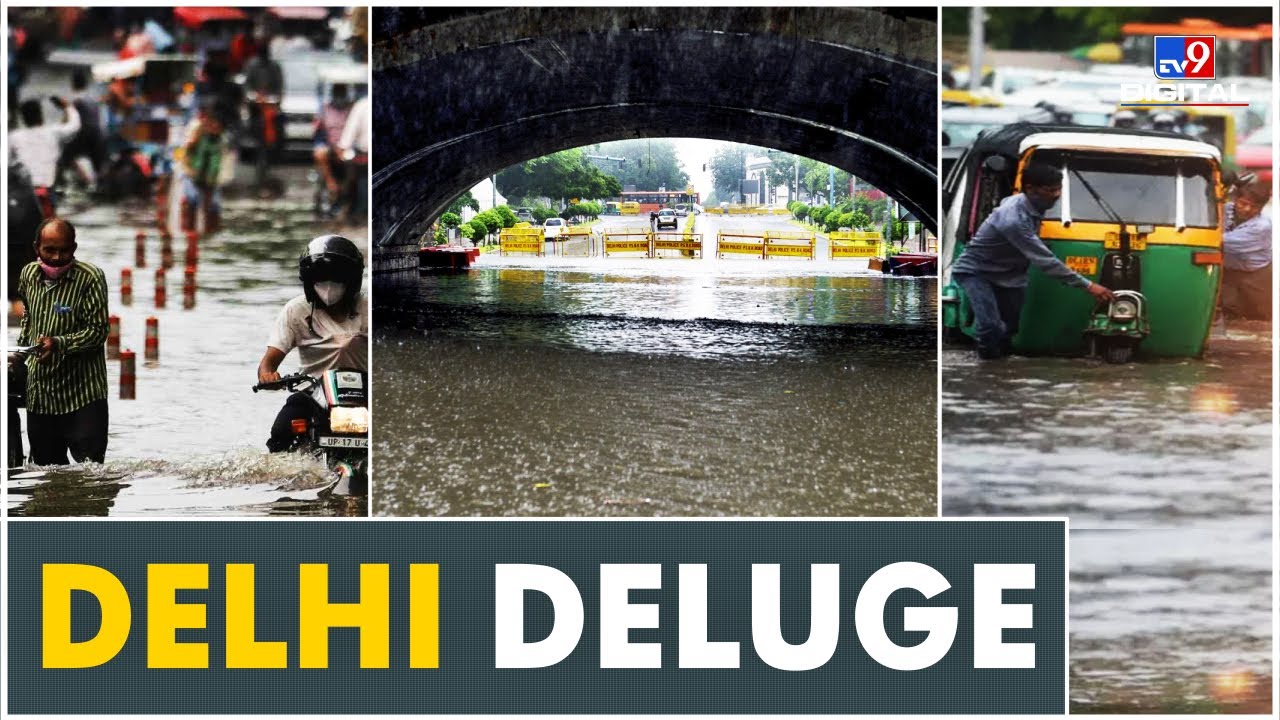 In just two hours of rain, the capital city turned into a river! A thunderstorm is coming