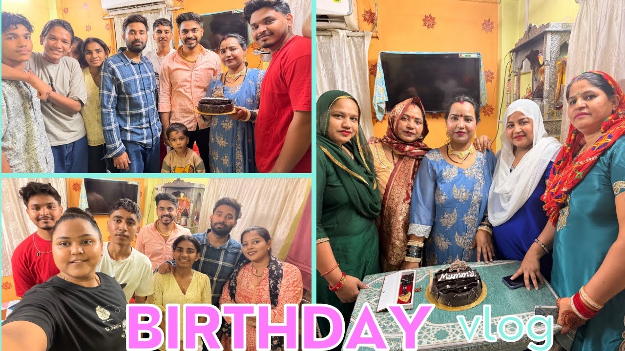 Aaj Meet Bhai Ne Di Party Celebrate Kiya Bindu Mummy Ka Birthday🥳 |Anjali Kagda| #explore #family 