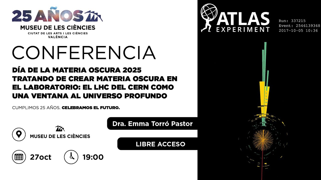 Tratando de crear materia oscura en el laboratorio. Conferencia | Museu de les Ciències