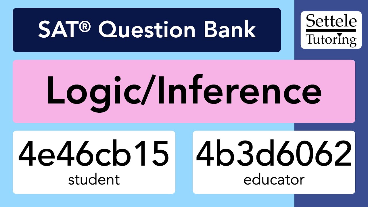 Logic/Inference Passages (SAT Question Bank 4e46cb15/4b3d6062)