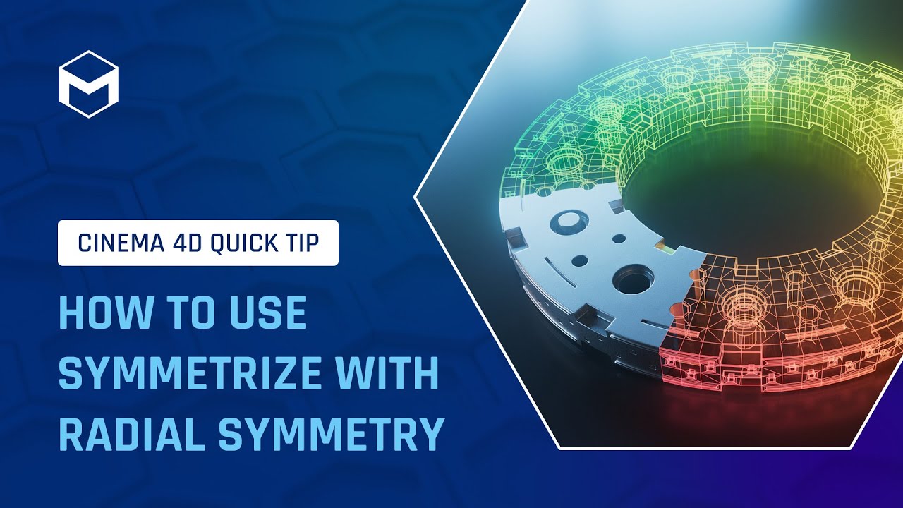#C4DQuickTip 64: How to use Symmetrize with Radial Symmetry in Cinema 4D