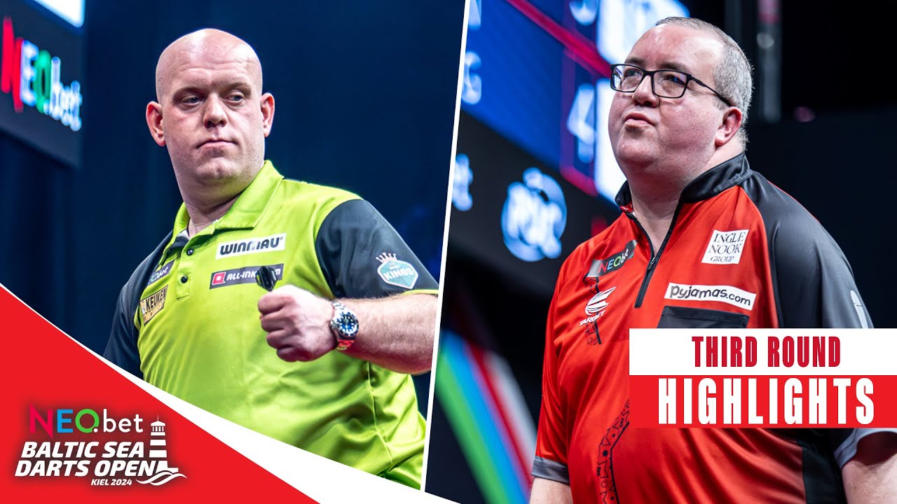 QUARTERS DECIDED! Third Round Highlights - 2024 Neo.bet Baltic Sea Darts Open