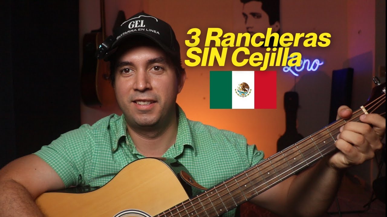🎸 3 Canciones Rancheras Fáciles 🎤 ¡Sin Cejilla y para Principiantes!