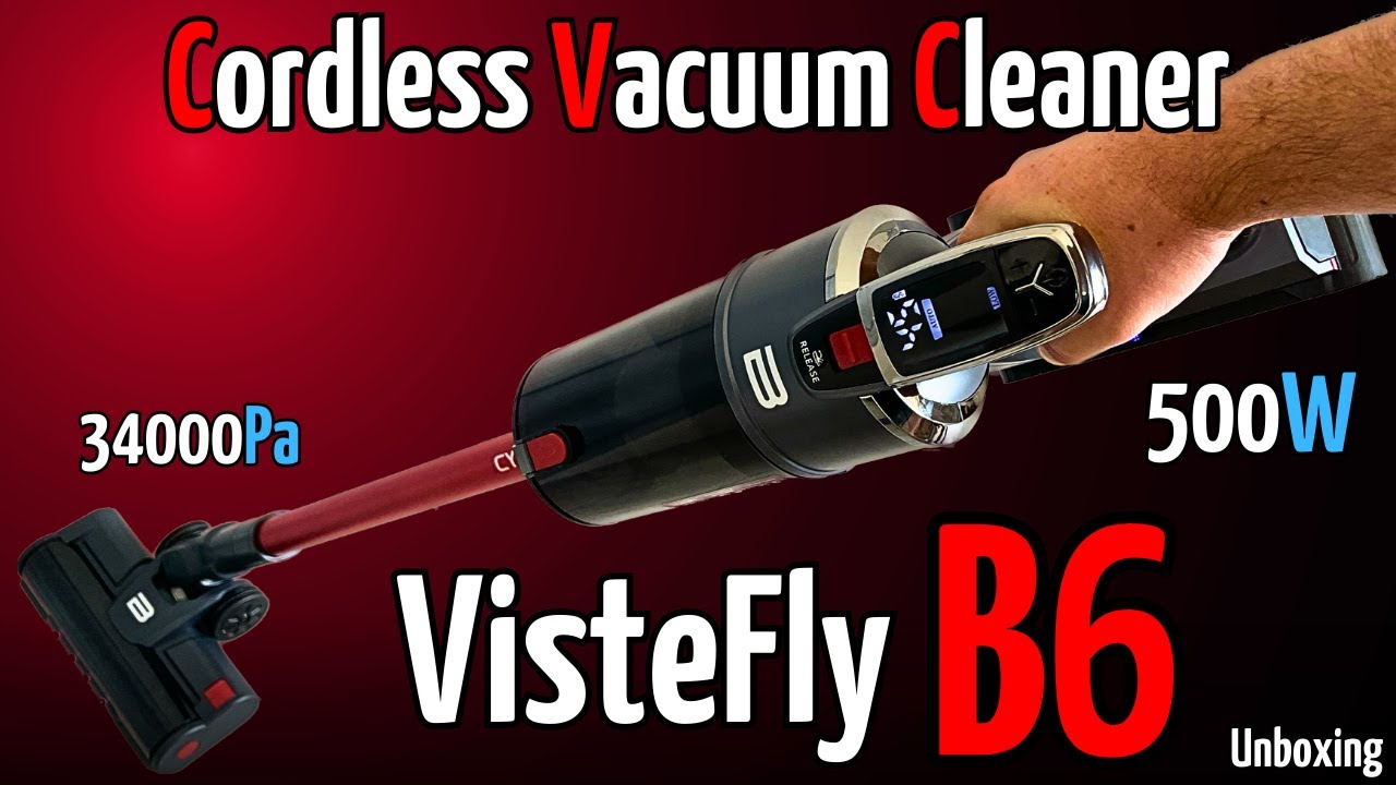 Best CORDLESS VACUUM 2023! Vistefly B6 UNBOXING