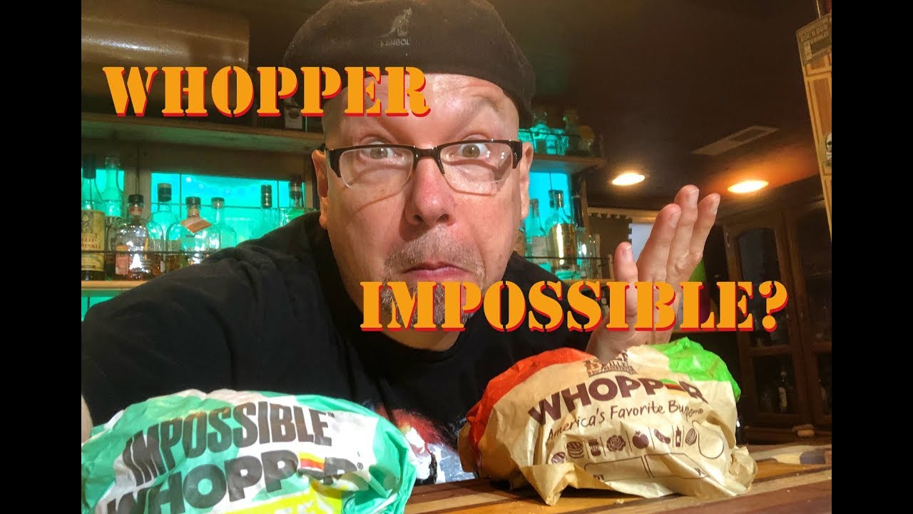 Impossible Whopper vs Classic Whopper taste test